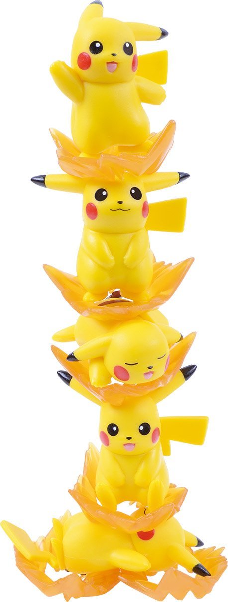 Ensky Pikachu Stackable NOS-26 Nosechara Mini Figures-4585