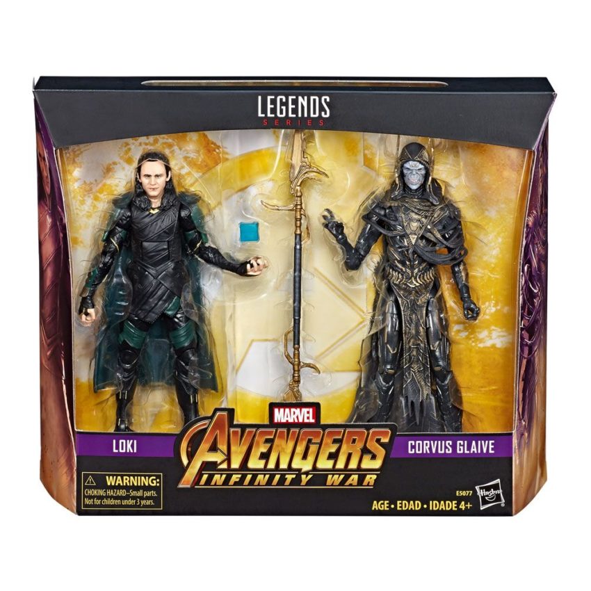 Marvel Legends Series Action Figure 2-Pack 2019 Corvus Glaive & Loki