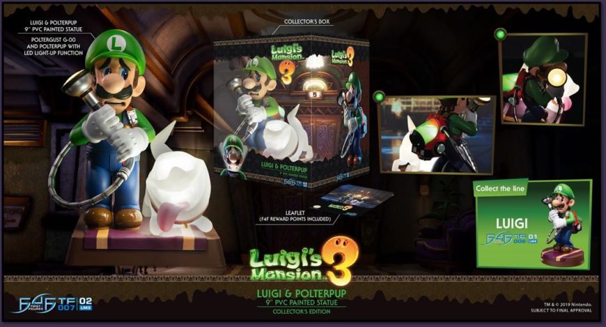 Take a look at FIRST4FIGURES Luigi’s Mansion Statues